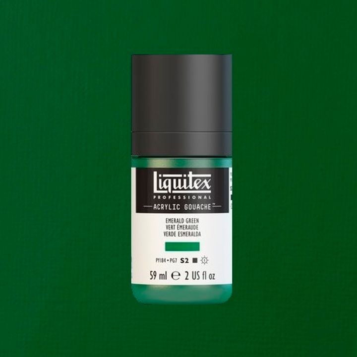 LIQUITEX ACRYLIC GOUACHE 59ML - EMERALD GREEN 450.jpeg