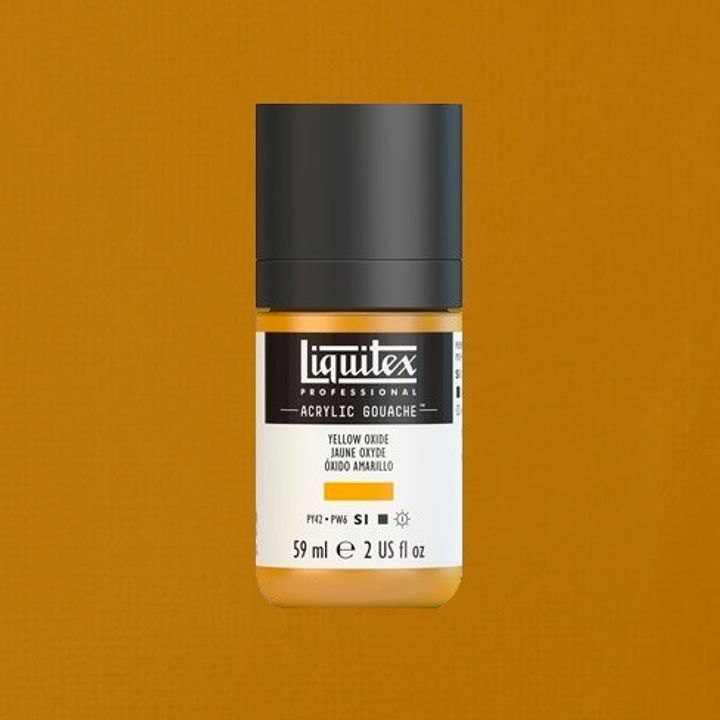 LIQUITEX ACRYLIC GOUACHE 59ML - YELLOW OXIDE 416.jpeg