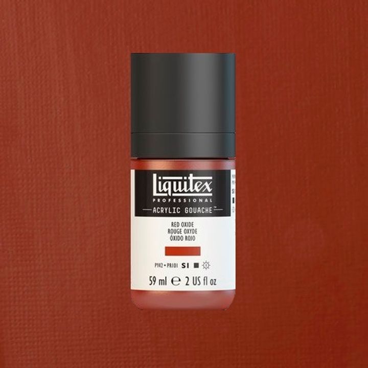 LIQUITEX ACRYLIC GOUACHE 59ML - RED OXIDE 335.jpeg