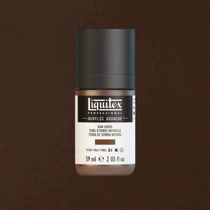 LIQUITEX ACRYLIC GOUACHE 59ML - RAW UMBER 331.jpeg