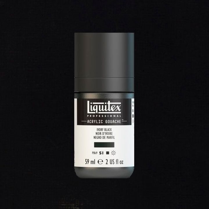 LIQUITEX ACRYLIC GOUACHE 59ML - IVORY BLACK 244.jpeg