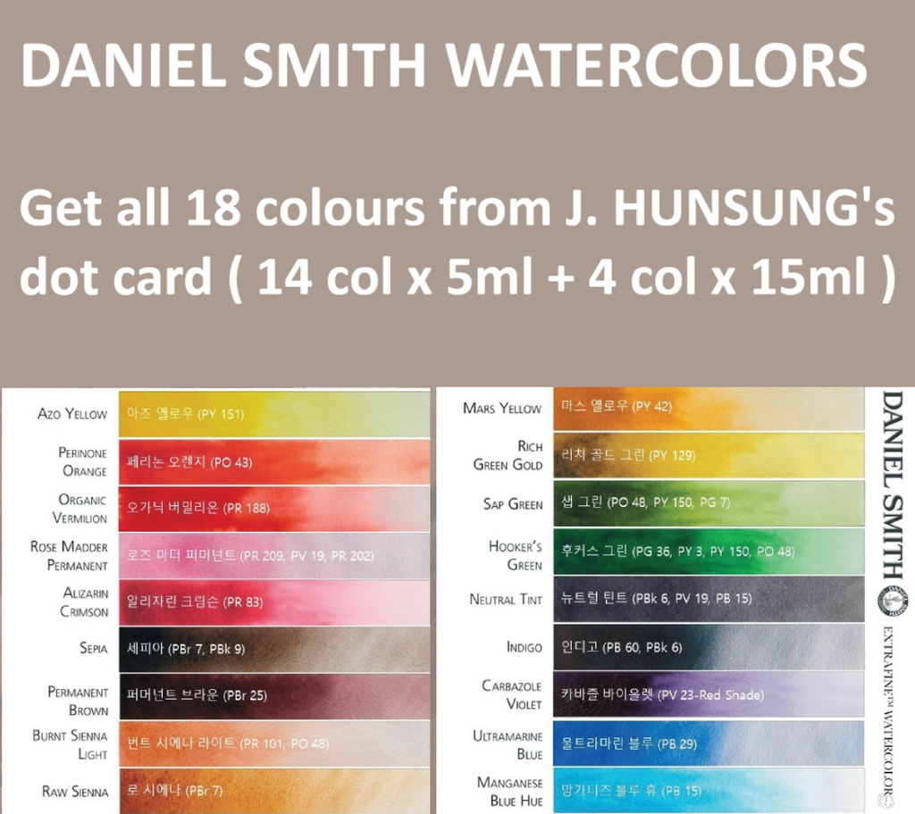 Hunsung 18 colours mixed set