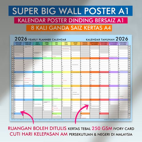 POSTER PROMO - KALENDAR SAIZ A1 - V1