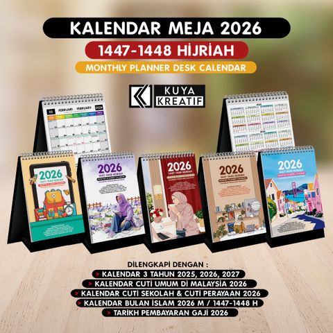 POSTER PROMO - KALENDAR MEJA 2026 - COVER ALL