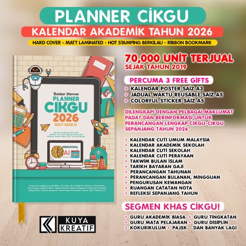 POSTER PROMO - PLANNER CIKGU 2026 - INFO V1
