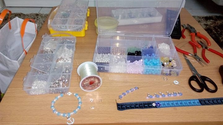 May's old beading desk