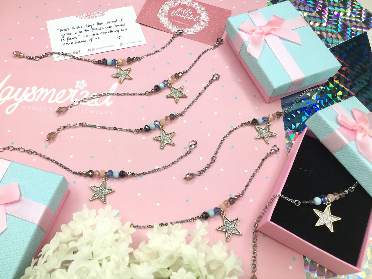 Friends Are Like Stars: Custom Friendship Charm Bracelets for Fatin