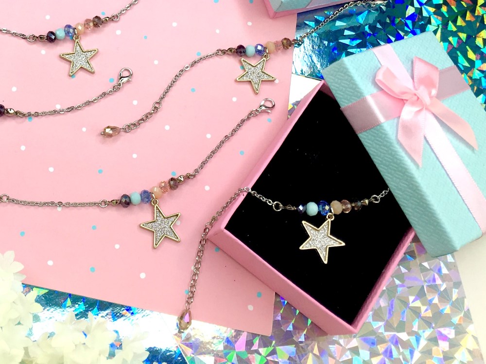 Friends Are Like Stars Custom Friendship Bracelets for Fatin Glittering Star Charm.jpg