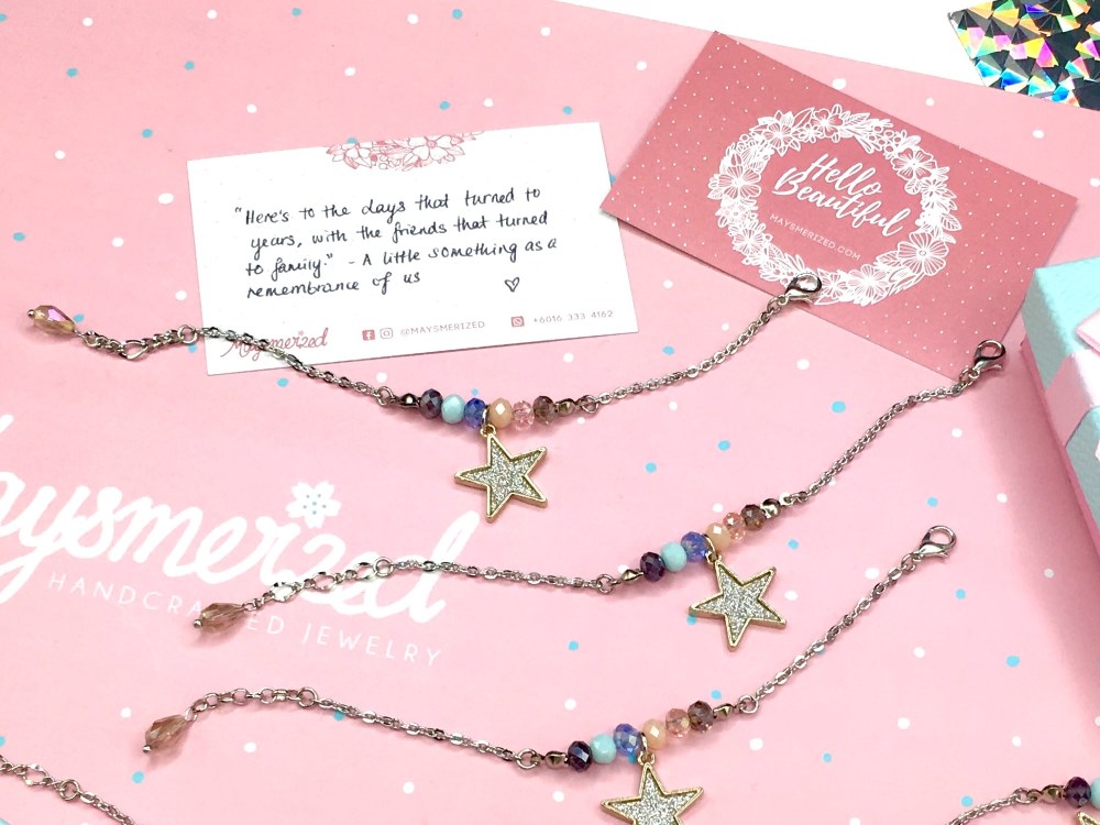 Friends Are Like Stars Custom Friendship Bracelets for Fatin Dedication Card.jpg