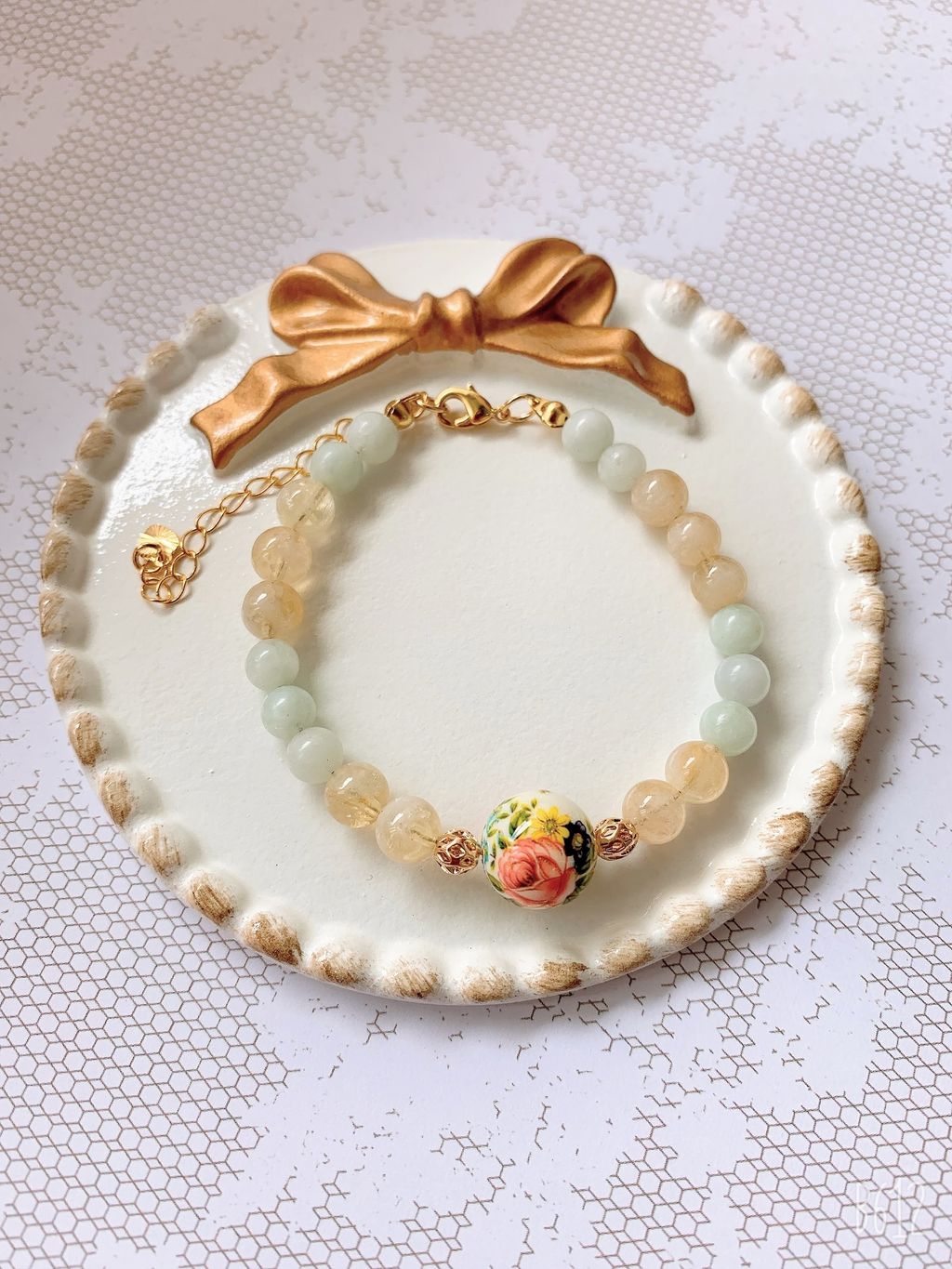 Summer Bouquet Angelite Citrine Bracelet 3.JPG