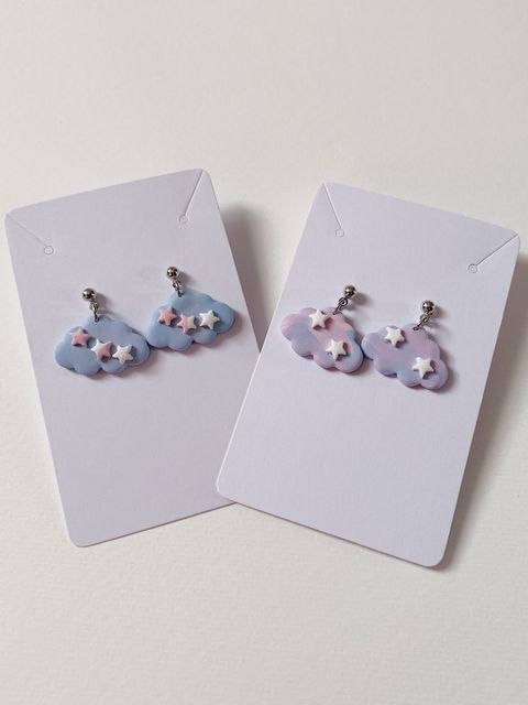 Clouds earrings 1