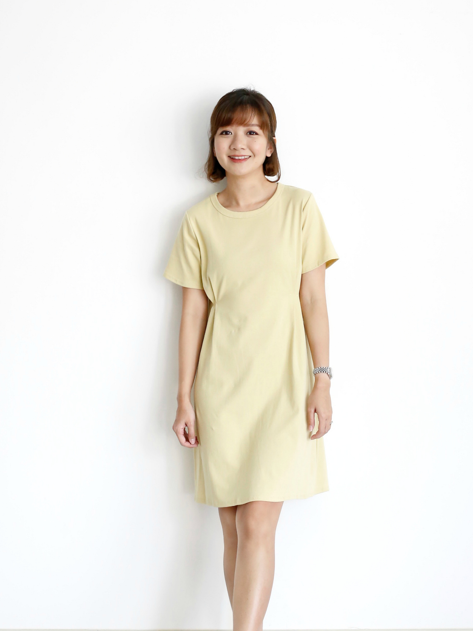 pastel t shirt dress