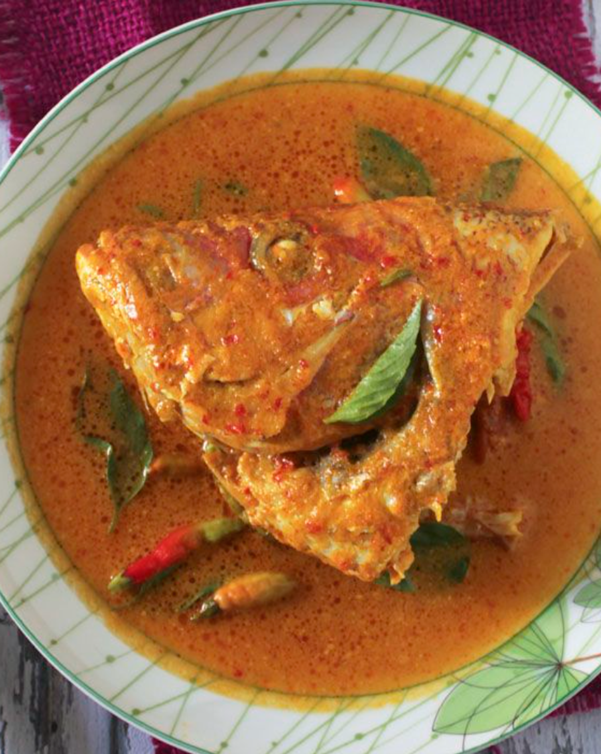 Ikan Merah Masak Kari 4 orang