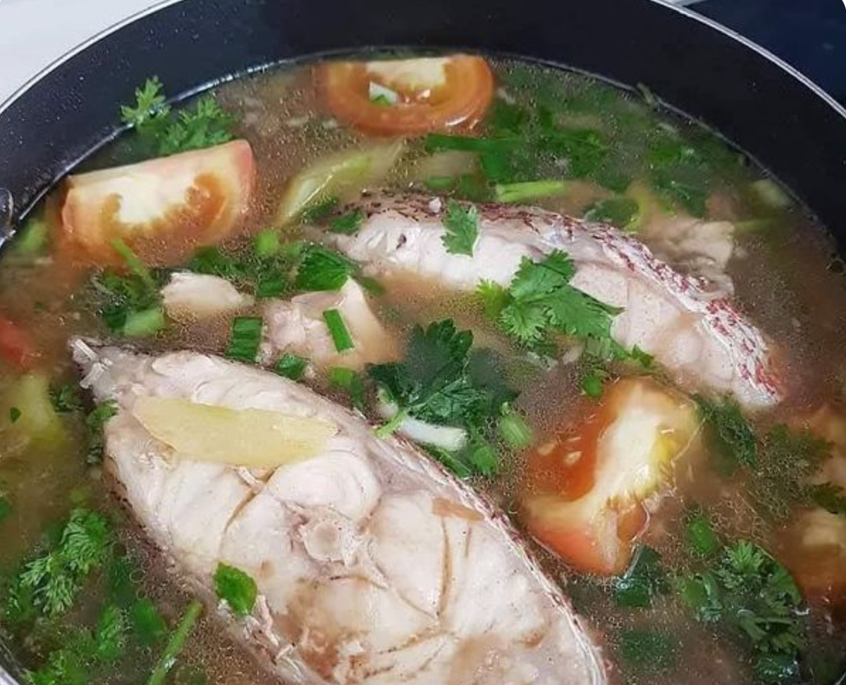 Resepi Ikan Merah Sup Singgang 4 orang makan