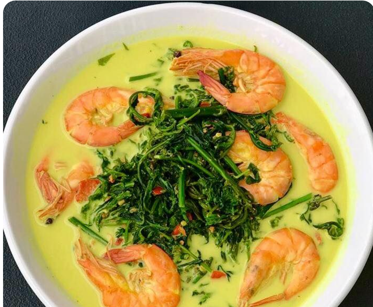 Resepi Ramadan Udang Masak Lemak Cili Padi + Nenas