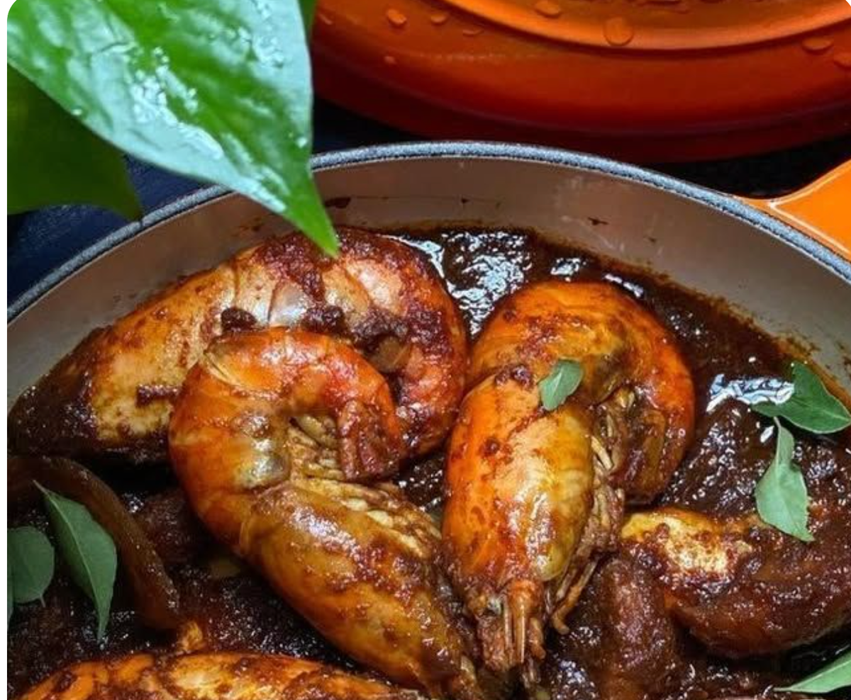 Resepi Ramadan Udang Masak Kicap Pedas