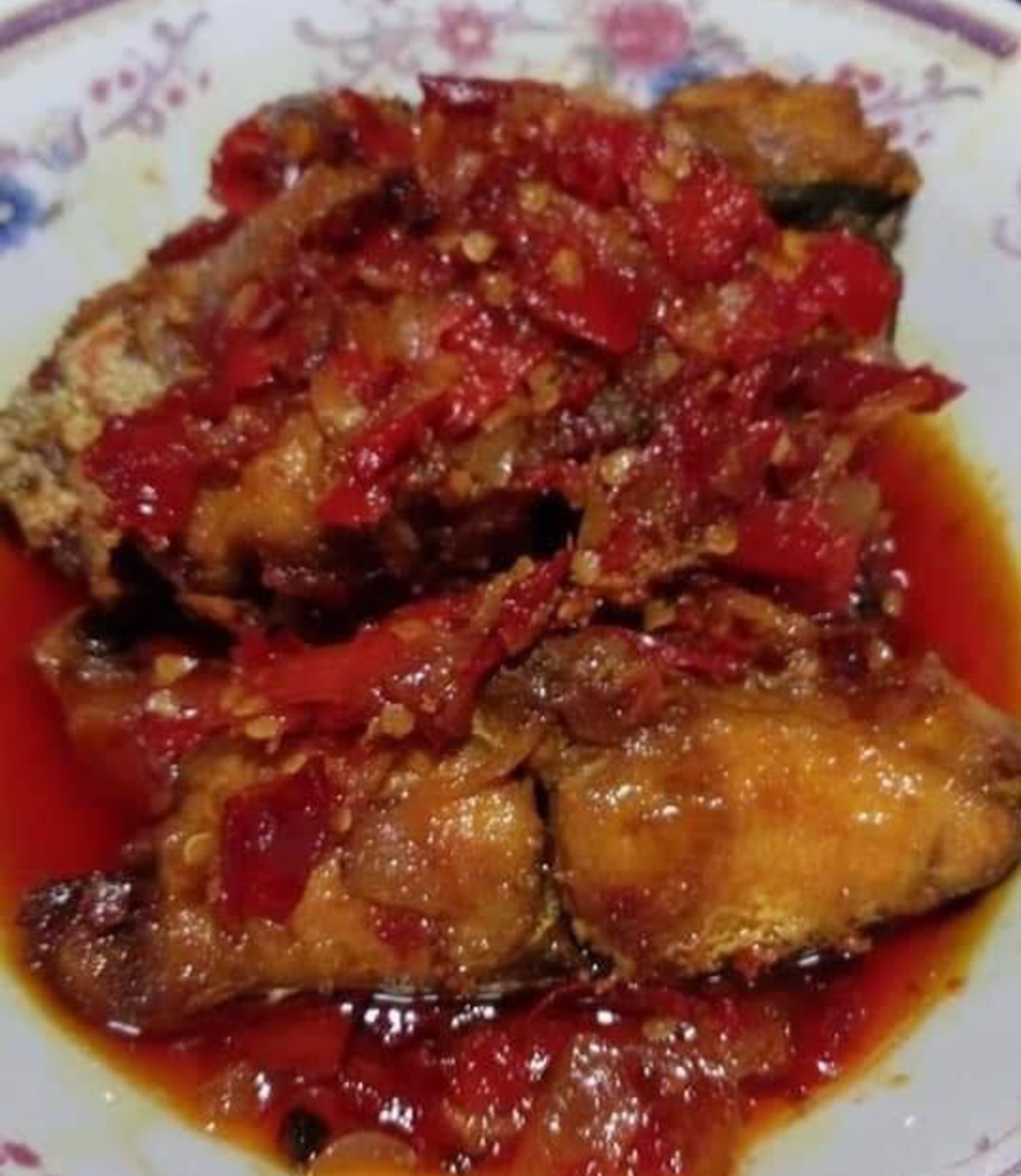 RESEPI RAMADAN IKAN TENGGIRI MASAK KICAP BEREMPAH