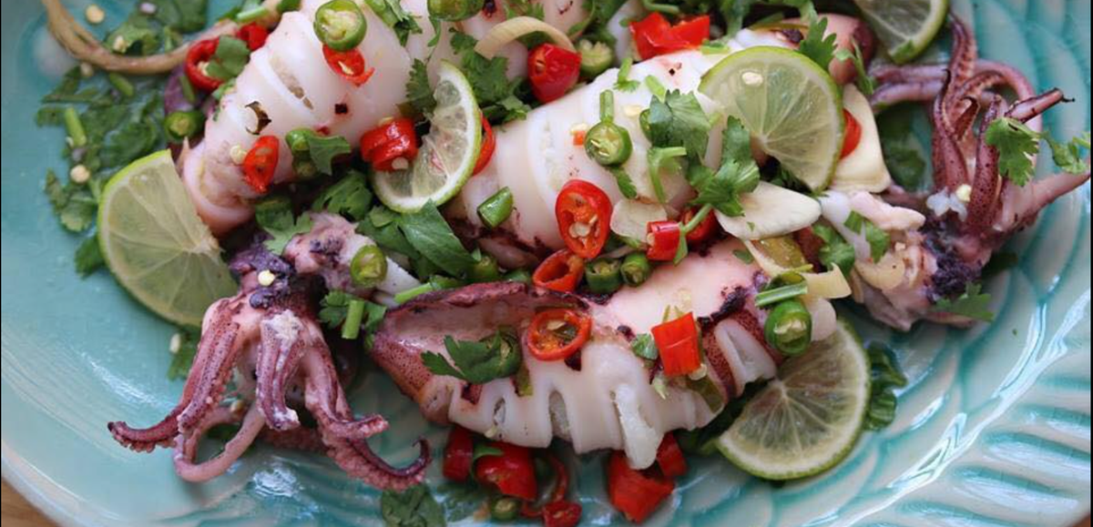 Resepi Ramadan Sotong Kukus Thai / Thai Steamed Calamari