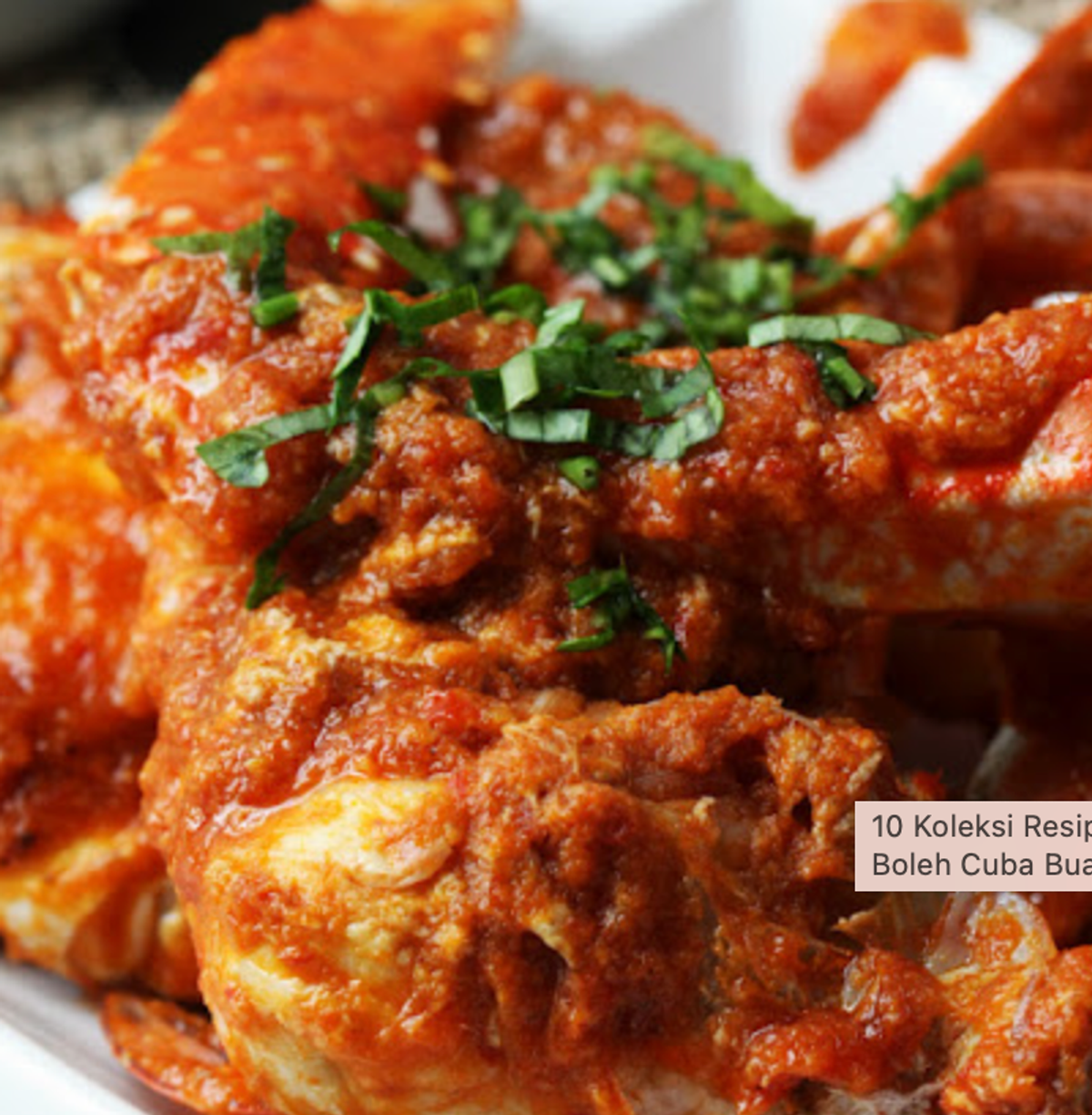 RESEPI RAYA CHILLI CRAB