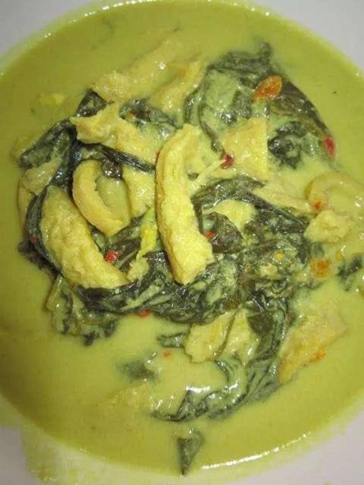 Masak Lemak Pucuk Ubi bersama Perut