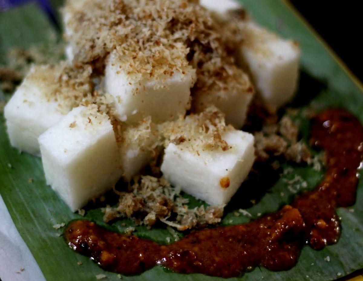 Nasi Himpit Sambal Ikan