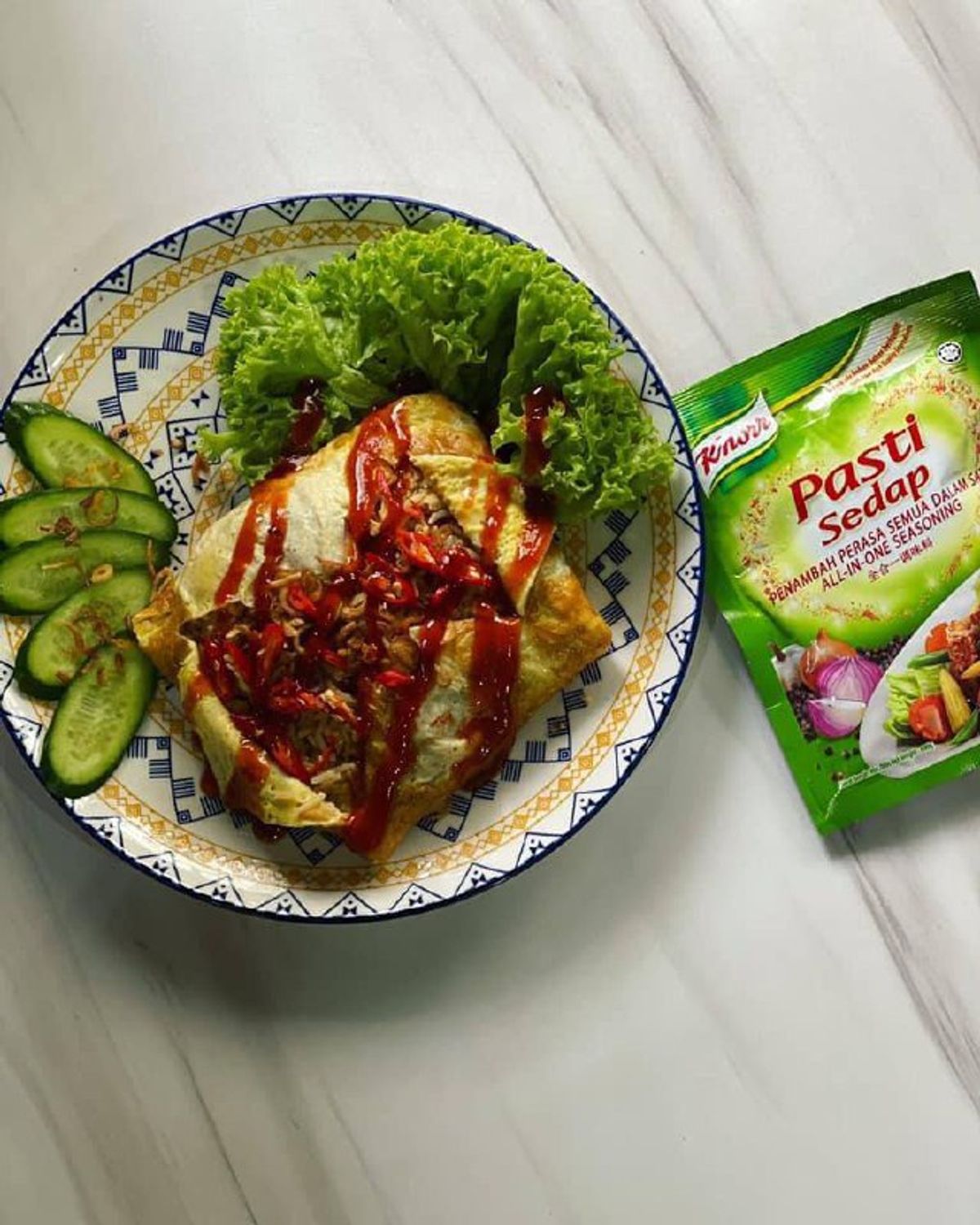 Resepi Nasi Goreng Pattaya yang dimasak bersama Knorr