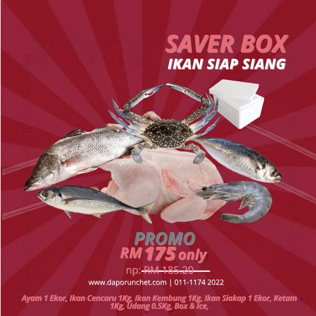 Saver box daporunchet ikan siap siang klang valley