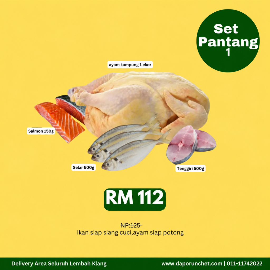 Set pantang 1 daporunchet klang valley