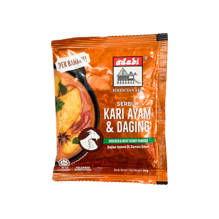 serbuk kari ayam dan daging adabi daporunchet 24g
