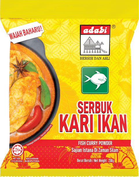 serbuk kari ikan adabi 250g daporunchet