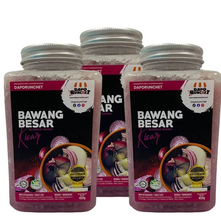 3 Bottle Bawang Besar (Transparent)