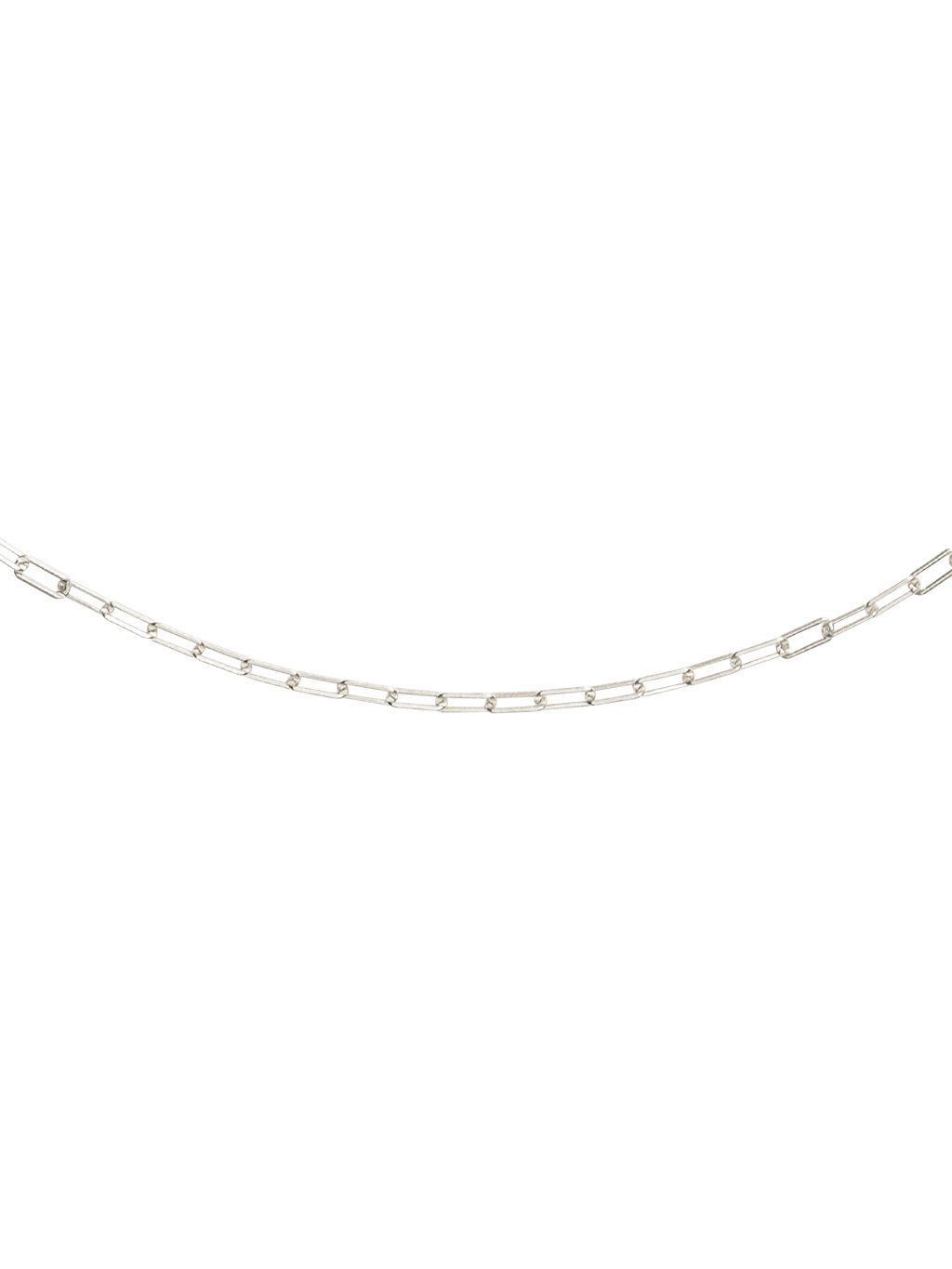 Silver Link Chain Necklace 2