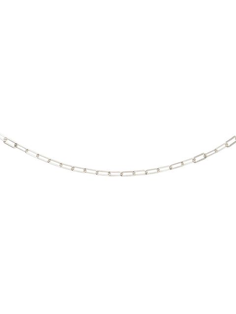 Silver Link Chain Necklace 2