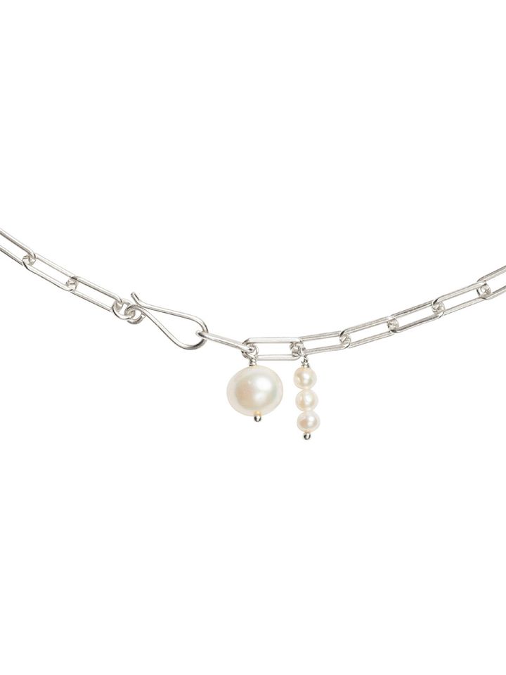 Silver Bold Link Chain Necklace 2