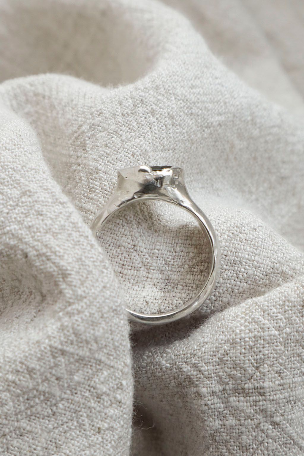 Pear Cut Green Tourmaline Ring 3