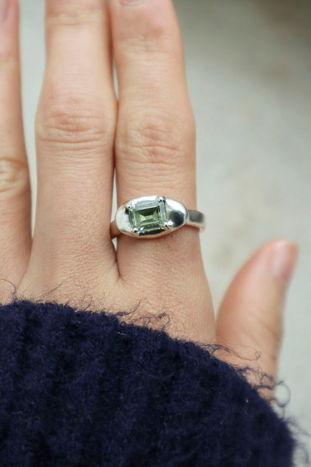 Baguette Light Tourmaline Ring 3