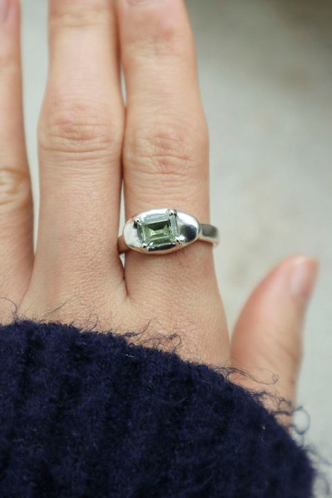 Baguette Light Tourmaline Ring 3