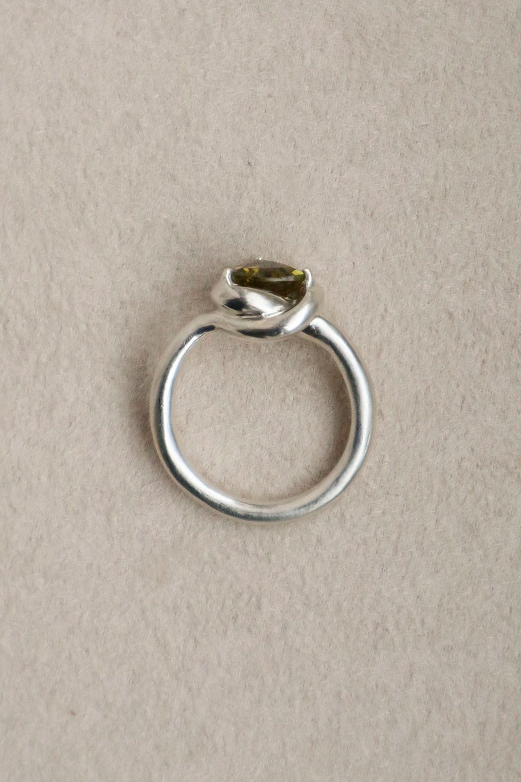 Trilliant Brown Tourmaline Ring 2