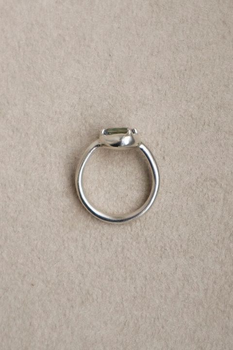 Cushion Bi-Color Tanzanite Ring 2