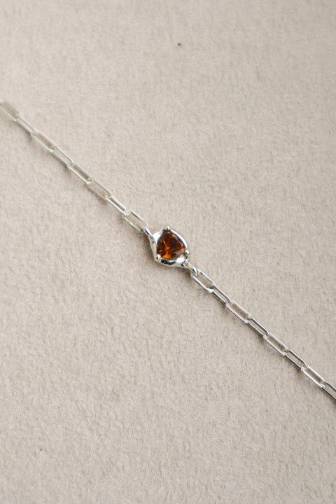 Trilliant Brown Tourmaline Bracelet