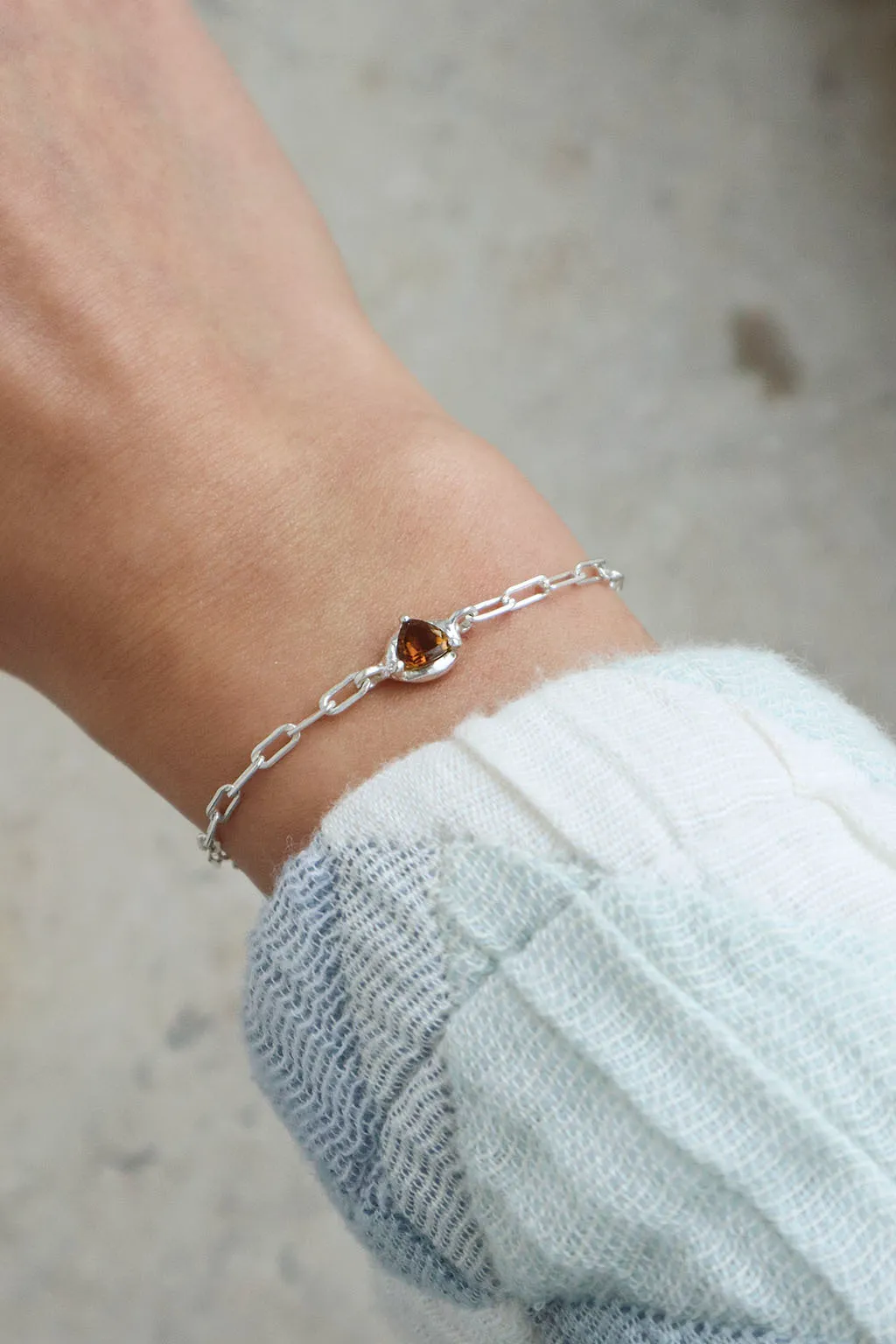 Trilliant Brown Tourmaline Bracelet 2