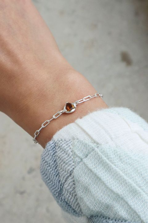 Trilliant Brown Tourmaline Bracelet 2