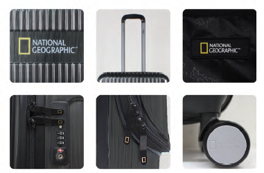Features of Nat Geo Transit Luggage