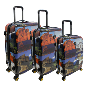 Northix Covers for Suitcase, Countries multifärg S