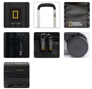 Track luggage features