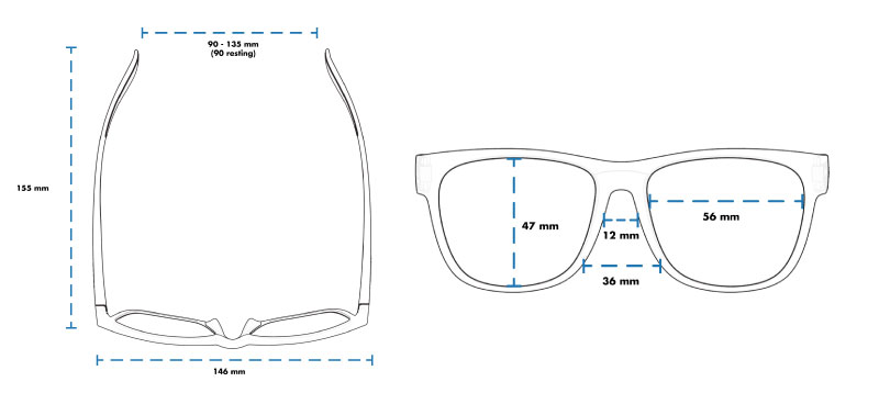 Goodr BFG dimensions