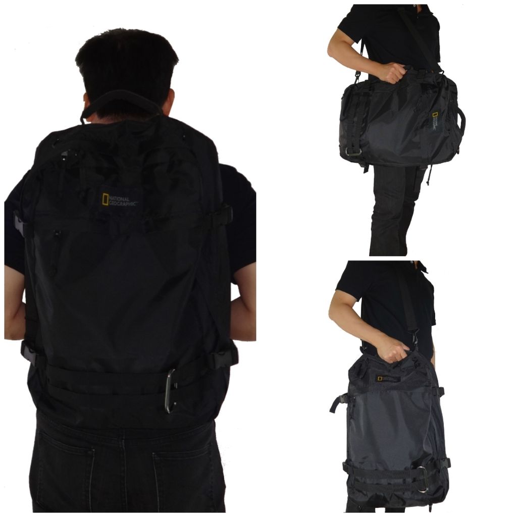 National Geographic Hybrid 3 way Backpack - Black – GoTravelOutdoor |  Luggage & Backpack | Nat Geo Bags Malaysia