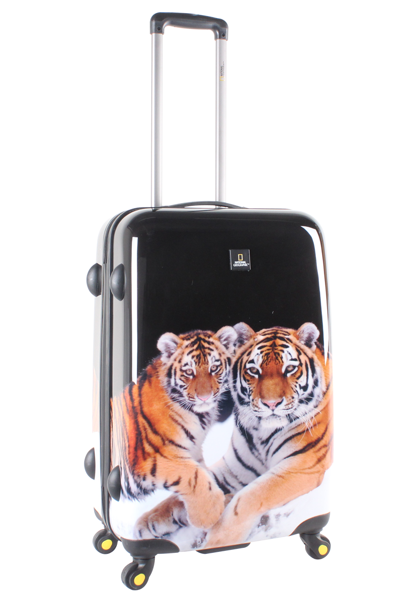 National Geographic Siberian Tiger Nature of Love PC-ABS Luggage ...