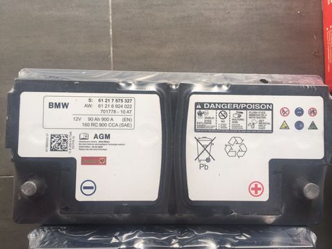 BMW ORIGINAL AGM BATTERY – EUROAP | One Stop | Online Shopping : OEM  Provider, Service Centre