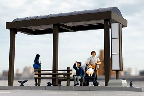 Diorama Collection 64 # Car Snap 05a Bus Stop-01.jpeg